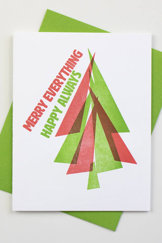 Merry Everything Happy Always Inkwell Originals Card