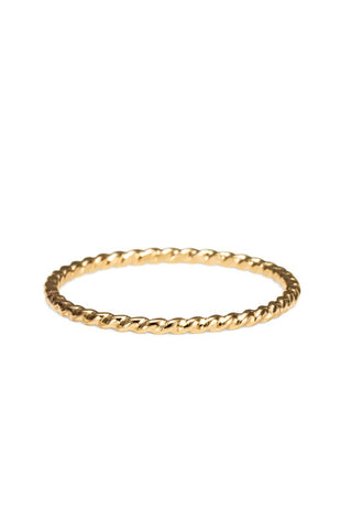 Twisted Stacking Ring • 14 Karat Gold Filled