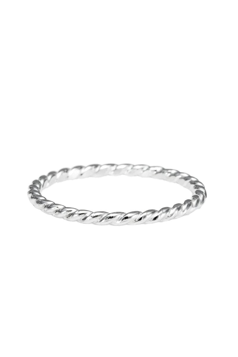 Twisted Stacking Ring • Sterling Silver