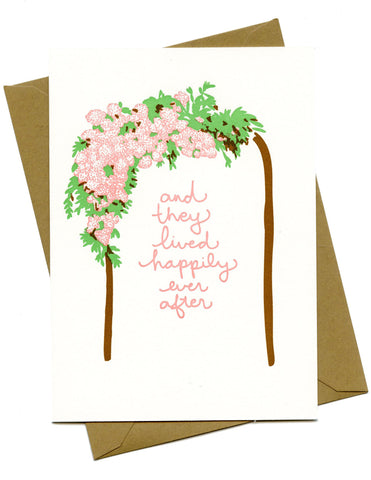 Happily Ever After Kiss the Paper Card