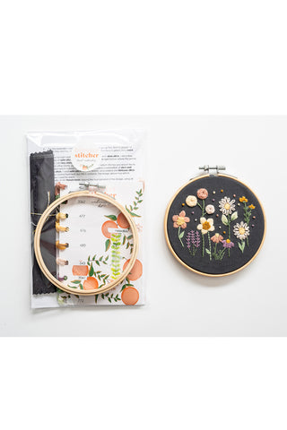 Meadow Garden Hand Embroidery Kit