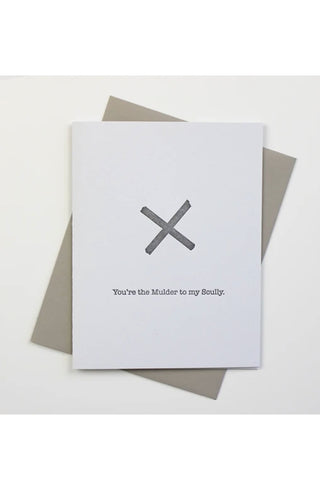 X-Files Mulder and Scully Inkwell Originals Card