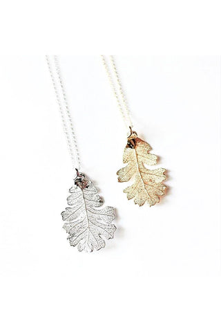 Oak Leaf Earrings by Birch Jewellery