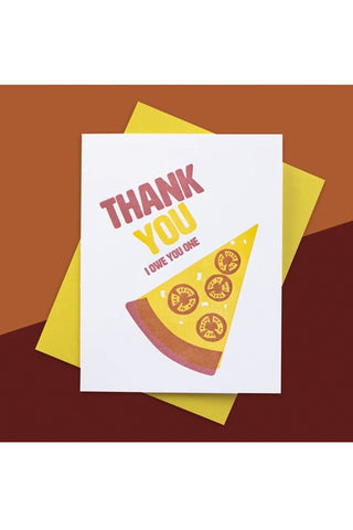 Pizza Thanks Inkwell Originals Card
